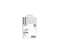 Bosch 7x Set di punte PRO HEX-5 (per Pietra dura, Calcestruzzo, Ø 4,0, 5,0, 5,0, 6,0, 6,0, 8,0, 10,0 mm, Professional Accessorio Trapano)