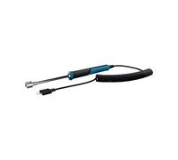 Bosch PRO Sonda di temperatura (tipo K) per superfici (da -40 °C a +400 °C, punta ottimizzata, cavo da 500 mm estendibile fino a 2.000 mm, impugnatura ergonomica)