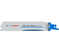 Bosch PRO Thin Metal S937EAF Precise - 5 lame per sega a sciabola (per tubi e profili in metallo, metalli non ferrosi, lunghezza 150 mm, accessori professionali)