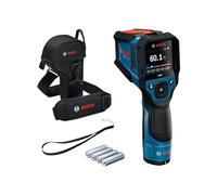 Bosch PRO Termometro a Infrarossi GIS12V-800-16 (grande display, interfaccia sonda Tipo K, rapporto 20:1, IP54, doppia alimentazione, in dattatore batteria e pile AA)