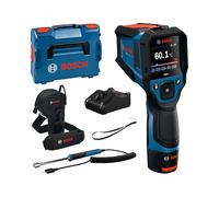 Bosch PRO Termometro a Infrarossi GIS12V-800-16 (grande display, interfaccia Tipo K con sonda di superficie, rapporto 20:1, IP54, in atteria e caricabatteria)