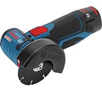 Bosch Professional 0 601 9F2 003 Smerigliatrice Angolare GWS 12V-76 System, 3 Mole da Taglio, Diametro 76 mm, Batterie e Caricabatteria Non Inclusi,Schwarz, Blau, Rot