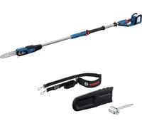 Bosch Professional Sega a catena telescopica da 18 V GKE 18 V-25 TP (spada 23 cm, motore brushless con tecnologia BITURBO, con chiave combinata, tracolla, copertura catena)