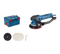 BOSCH - Professional 0601257101 Levigatrice roto-orbitale Get 75-150 (750 W, platorello: 150 mm, in Valigetta L-BOXX)