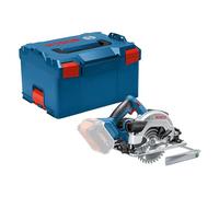 Bosch Professional 06016A2101 Sega Circolare a Batteria GKS 18V-57 G System, Ø Lama: 165 mm, Profondità di Taglio: 57 mm, Batterie e Caricabatteria non Inclusi, in Valigetta L-BOXX, , 18 volts