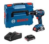 Bosch Professional 06019H5201 - Trapano avvitatore GSR 18 V, 55 (2 batterie da 2,0 Ah, max. Coppia di serraggio: 55 Nm, in L-BOXX), 18 V, blu