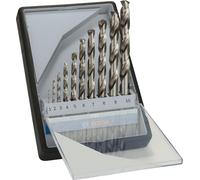 Bosch Professional 10 pz. Set Punte per Metallo HSS-G (Ø 1-10 mm, Robust Line, Accessori per trapani)