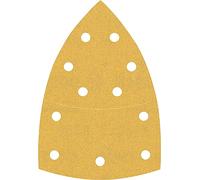 Bosch Professional 10x Carte abrasive Expert C470 con 11 fori (per Legno duro, Vernice su legno, 102x62, 93 mm, Grana 180, accessorio Levigatrice palmare)