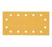 Bosch Professional 10x Carte abrasive Expert C470 con 14 fori (per Legno duro, Vernice su legno, 115x230 mm, Grana 240, accessorio Levigatrice orbitale)