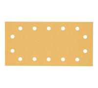Bosch Professional 10x Carte abrasive Expert C470 con 14 fori (per Legno duro, Vernice su legno, 115x230 mm, Grana 120, accessorio Levigatrice orbitale)