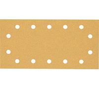 Bosch Professional 10x Carte abrasive Expert C470 con 14 fori (per Legno duro, Vernice su legno, 115x230 mm, Grana 60, accessorio Levigatrice orbitale)