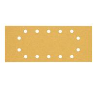 Bosch Professional 10x Carte abrasive Expert C470 con 14 fori (per Legno duro, Vernice su legno, 115x280 mm, Grana 60, accessorio Levigatrice orbitale)