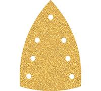 Bosch Professional 10x Carte abrasive Expert C470 con 7 fori (per Legno duro, Vernice su legno, 100x150 mm, Grana 40, accessorio Levigatrice palmare)