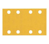 Bosch Carte abrasive Expert C470 – 10 pz, 8 fori, 80x133 mm, Grana 240 per legno