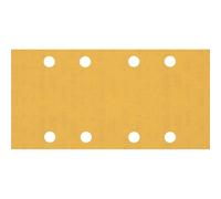 Bosch Professional 10x Carte abrasive Expert C470 con 8 fori (per Legno duro, Vernice su legno, 93x186 mm, Grana 240, accessorio Levigatrice orbitale)