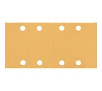 Bosch Professional 10x Carte abrasive Expert C470 con 8 fori (per Legno duro, Vernice su legno, 93x186 mm, Grana 120, accessorio Levigatrice orbitale)