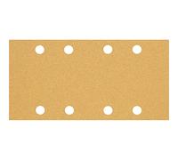 Bosch Professional 10x Carte abrasive Expert C470 con 8 fori (per Legno duro, Vernice su legno, 93x186 mm, Grana 60, accessorio Levigatrice orbitale)
