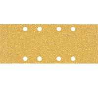 Bosch Professional 10x Carte abrasive Expert C470 con 8 fori (per Legno duro, Vernice su legno, 93x230 mm, Grana 40, accessorio Levigatrice orbitale)
