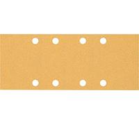 Bosch Professional 10x Carte abrasive Expert C470 con 8 fori (per Legno duro, Vernice su legno, 93x230 mm, Grana 100, accessorio Levigatrice orbitale)