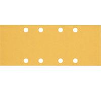 Bosch Professional 10x Carte abrasive Expert C470 con 8 fori (per Legno duro, Vernice su legno, 93x230 mm, Grana 120, accessorio Levigatrice orbitale)