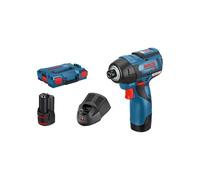Bosch 0 601 9E0 005 avvitatore a batteria 1/4" 3100 Giri/min 110 Nm Nero, Blu 12 V