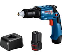 Bosch Professional 12V System Avvitatore per Cartongesso a Batteria Gtb 12V-11 (Incl. 2 Batterie Gba 12V 2.0Ah, Caricabatteria Gal 12V-20, 1 Inserto Cacciavite (Bit) Ph 2)
