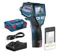 Bosch Professional 12V System Termocamera a infrarossi GIS 1000 C (1 batteria da 12 V + caricabatteria, con funzione app, intervallo di temperatura: da -40 °C a 1.000 °C, in L-BOXX)