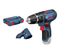 Bosch Professional 12V System Trapano-Avvitatore con Percussione a Batteria Gsb 12V-15, Include Custodia a Fondina, Batterie e Caricabatteria Non Include, in L-Boxx