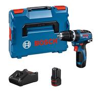 Bosch Professional 12V System Trapano-avvitatore con Percussione a Batteria GSB 12V-35, Include 2 Batterie da 3.0 Ah, Caricabatteria GAL 12V-40, in L-BOXX