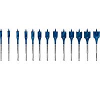 Bosch Set di punte per fresatura in piano SelfCut Speed EXPERT 10/12/13/14/16/18/20/22/24/25/28/30/32 mm 13 pz. per perforatrici rotative e trapani a percussione Quantità:1