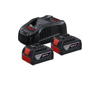 Bosch Professional 1600A00B8J Gal 1880 CV Caricabatterie e 2 x GBA 18 V 5.0 Ah