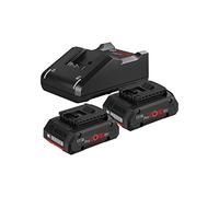 Bosch Professional 1600A01BA4 2 batterie ProCORE18V 4Ah + GAL 18V-40 per attrezzi wireless, 2 x 4.0Ah caricatore