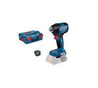 Bosch Professional 18V System Avvitatore a massa battente a batteria GDS 18V-210C (coppia di serraggio: 210Nm, coppia di distacco 370Nm, bat. e caricab. non incl. 1 mod. Bluetooth, L-BOXX 136), blu