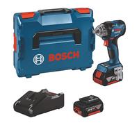 Bosch Professional 18V System Avvitatore a massa battente a batteria GDS 18V-330 HC (coppia di serr. 330 Nm, coppia di distacco 560 Nm, incl. 2 batt. 5.0 Ah, caricabatteria GAL 18V-40, per L-BOXX)