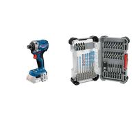 Bosch Professional 18V System Avvitatore con percussione a batteria GDR 18V-215 (senza batteria/caricabatteria) + Bosch PRO Impact Mixed Set 35 pz. (per calcestruzzo, piastrelle morbide, 200 x 107 mm)