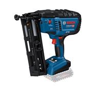 Bosch Professional 18V System Chiod. legno GNH 18V-64-2 M (mod. azion. sing./ripetizione, idonea per chiodi: 32-64 mm, 16 ga (1,6 mm) e angolo di inclinazione di 20°, senza batterie e caricabatteria)