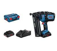 Bosch Professional 18V System Chiodatrice a batteria GNH 18V-64 (Ø chiodi max. 1,6 mm, lung. chiodi 64 mm, 2 batterie ProCORE18V 4.0Ah, caricabatteria GAL 18V-40, in L-BOXX 136)