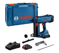 Bosch Professional 18V System Chiodatrice calcestruzzo GNB 18V-40 (2x batterie ProCORE 4.0Ah, caricabatteria GAL 18V-40, perno, gancio, naso standard, magnete, XL-BOXX)