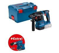 Bosch Professional 0611924004 GBH 18V-22 Professional Accu Hammer 18V senza batterie e caricabatterie in L-Boxx +GDE 18V-12 Sistema di aspirazione