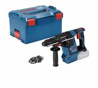 Bosch Professional 18V System Martello perfor.a batteria GBH 18V-26 F (2,6 J, SDS plus,forat. e scalp., KickBack Control, incl. mandrino autoserrante 13mm, impugn. suppl., L-BOXX)