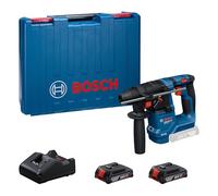 Bosch Professional 18V System Martello perforatore a batteria GBH 18V-18 (SDS plus, incl. 2x 18V 2.0Ah, GAL 18V-20)