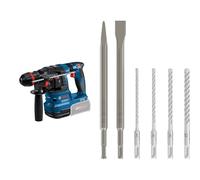 Bosch Professional 18V System Martello perforatore a batteria GBH 18V-22 X + Bosch Professional da 6 Pz. Set di Punte per Martelli e Scalpelli Sds Plus-5 - Amazon Edition