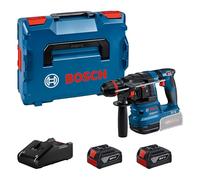 Bosch Professional 18V System Martello perforatore a batteria GBH 18V-22 X (incl. 2 batterie GBA 4.0Ah, caricabatteria GAL 18V-40, L-BOXX 136)