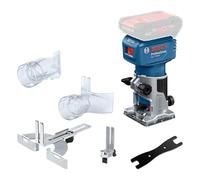 Bosch Professional 18V System Rifilatore a batteria GLF 18V-8 (incl. guida paral., adat. aspir. rifil. sup., adat. aspir. rifil. bordi, guida rullo taglio filo, pinza 8 mm, chiave, senza batt./caric.)