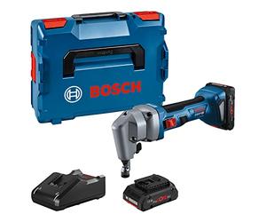 Bosch Professional 18V System Roditrice a batteria GNA 18V-16 E (potenza di 700 W, tecnologia motore brushless, incl. 2 batterie ProCORE18V 4.0Ah, caricabatteria GAL 18V-40, L-BOXX)