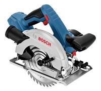 Bosch Professional 18V System Sega circolare a batteria GKS 18V 57-2 L (lama a sinistra, motore brushless, profondità di taglio di 57 mm in tagli a 90°, incl. L-BOXX, senza batteria né caricabatteria)