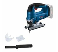 Bosch Professional 18V System Seghetto alternativo a batteria GST 18V-125 B (con impugnatura a staffa, tagli inclinati con angoli di 45°, 1 lama per seghetto alternativo, kit di aspirazione)
