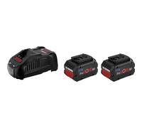 Bosch Professional 18V System Set di Batterie: 2x ProCORE18V 5.5 Ah (18V, 955 g) + Caricabatterie GAL 1880 CV