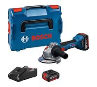 Smerigliatrice Angolare BOSCH GWS 18V-8 125mm (2 x 4,0 Ah + GAL18V-40 + L-Boxx 136)