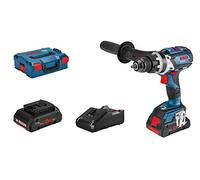 Bosch Professional 18V System Trapano-avvitatore a batteria GSB 18V-110 C (coppia di serraggio max. 110 Nm, incl. 2 batterie ProCore18V da 4.0Ah, caricabatteria GAL 18V-40, in L-BOXX 136)